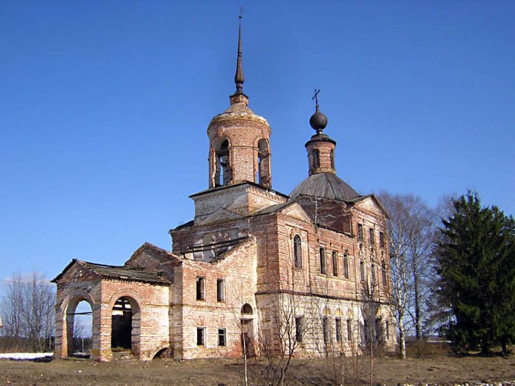 Нюба. Церковь Николая Чудотворца. фасады