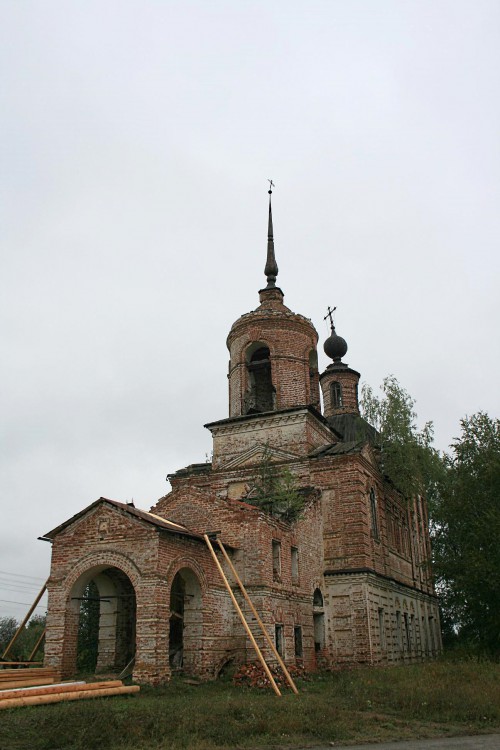 Нюба. Церковь Николая Чудотворца. фасады