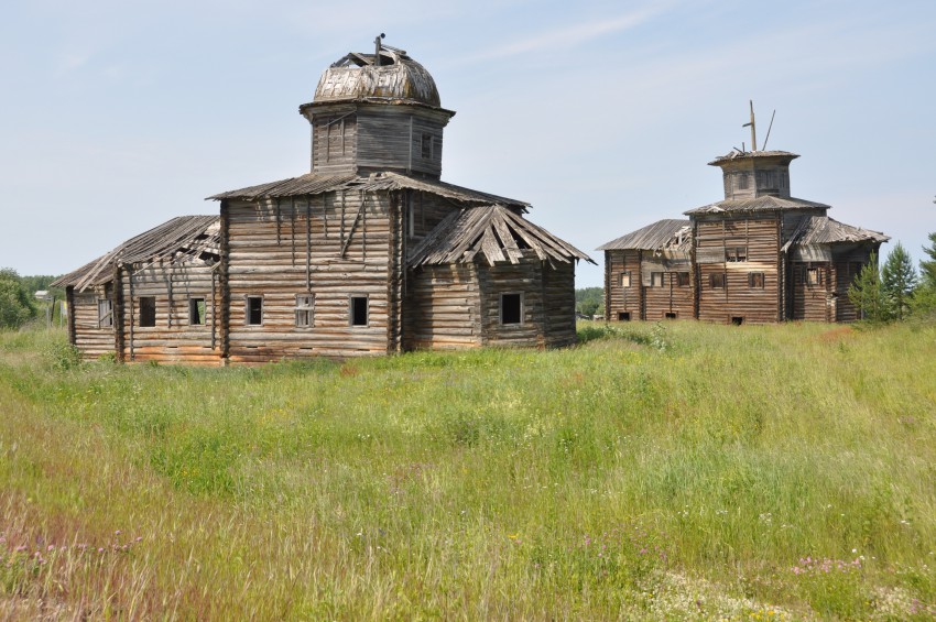 Храмовый комплекс Тулгасского погоста, Масловская (Тулгас) (Виноградовский район, Архангельская область). фасады