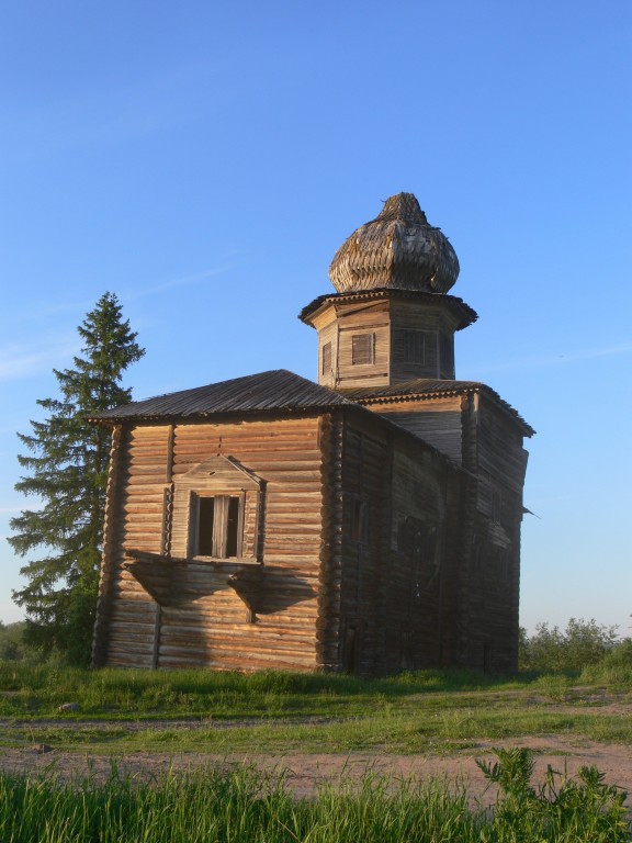 Масловская (погост Тулгас). Храмовый комплекс. Церкви Власия и Климента. фасады