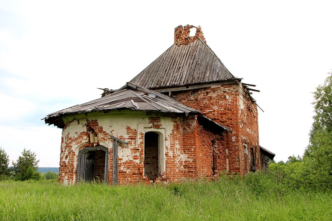 Коверниковская (Сельцо). Церковь Воздвижения Креста Господня. фасады