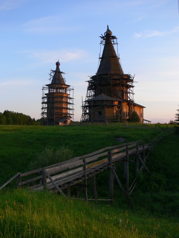 Церковь Илии Пророка, Коверниковская (Сельцо) (Виноградовский район, Архангельская область). документальные фотографии