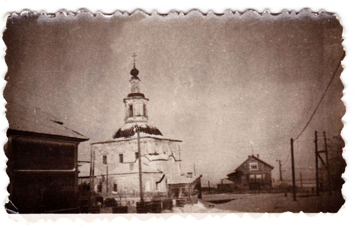 Церковь Троицы Живоначальной, Черевково (Красноборский район, Архангельская область). архивная фотография, Фото 1963 г. из приходского архива