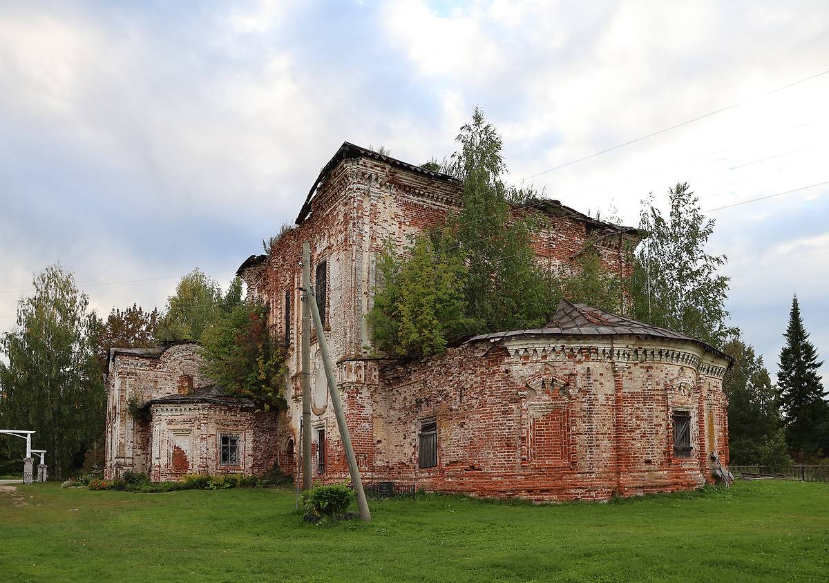 фасады. Церковь Троицы Живоначальной, Черевково (Красноборский район, Архангельская область)