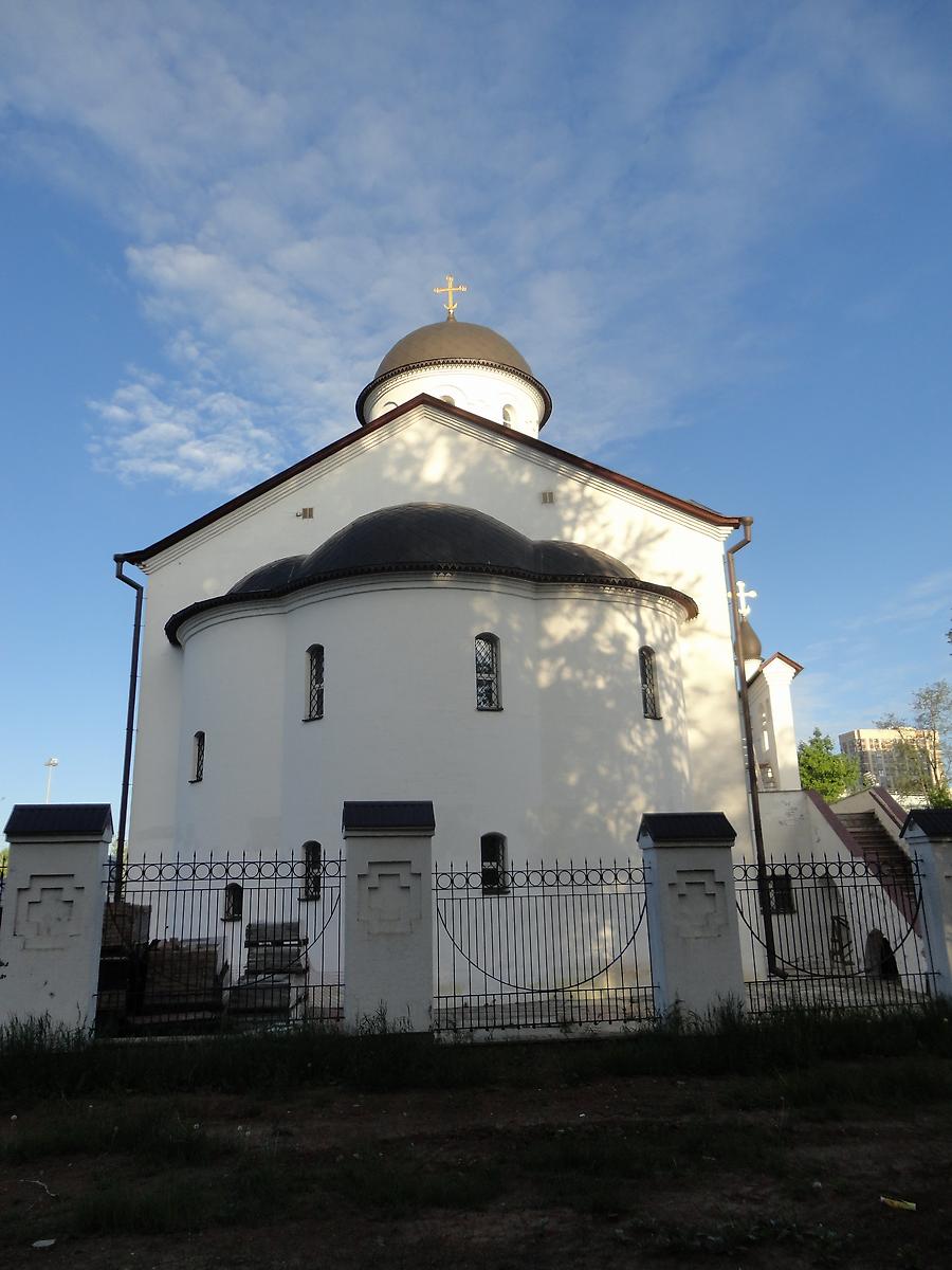 фасады. Церковь Преображения Господня, Долгопрудный (Мытищинский городской округ и гг. Долгопрудный, Лобня, Московская область)