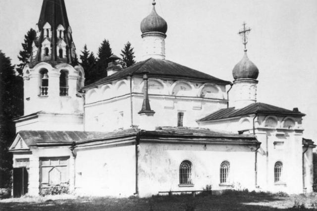 Церковь Спаса Нерукотворного Образа в Котове, Долгопрудный (Мытищинский городской округ и гг. Долгопрудный, Лобня, Московская область). архивная фотография, Фото1925 года из архива Спасской церкви с сайта dolgoprud.org