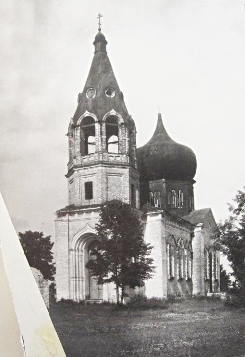 Церковь Космы и Дамиана, Кузьмино (Ступинский городской округ, Московская область). архивная фотография, Фото 1948-1952 гг. ГКМФ (№ 35259412). ГНИМА им Щусева