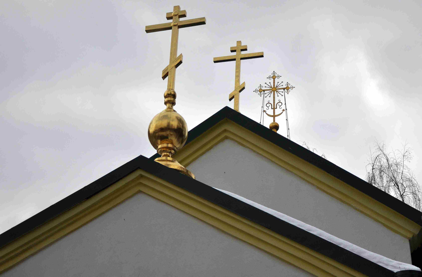 Долгопрудный. Церковь Троицы Живоначальной в Тарбееве. архитектурные детали