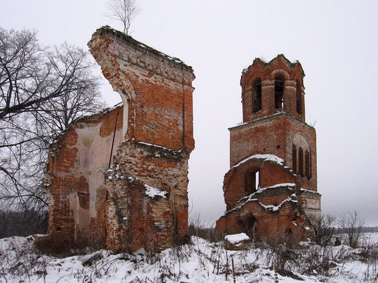 Лихачёво, урочище. Церковь Николая Чудотворца. фасады