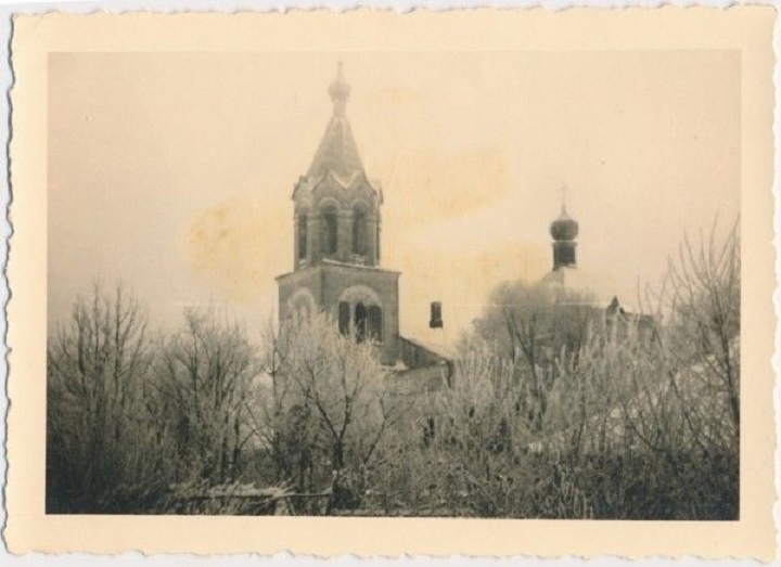 Церковь Николая Чудотворца, Лихачёво, урочище (Волоколамский городской округ, Московская область). архивная фотография, Фото 1942 г. с аукциона e-bay.de