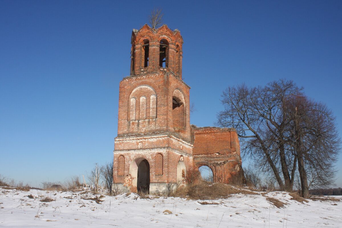 Церковь Николая Чудотворца, Лихачёво, урочище (Волоколамский городской округ, Московская область). фасады