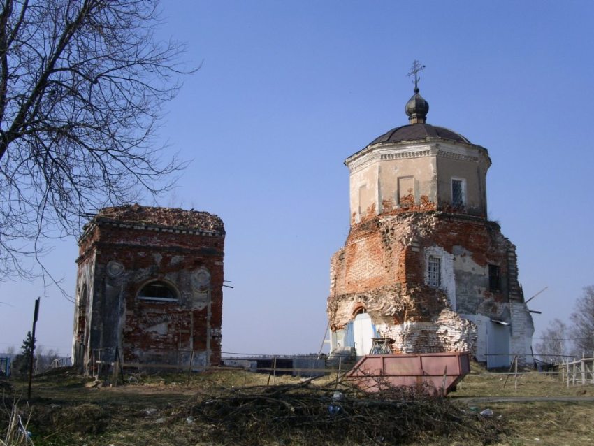 Юрлово. Церковь Воскресения Словущего. фасады, вид с юга