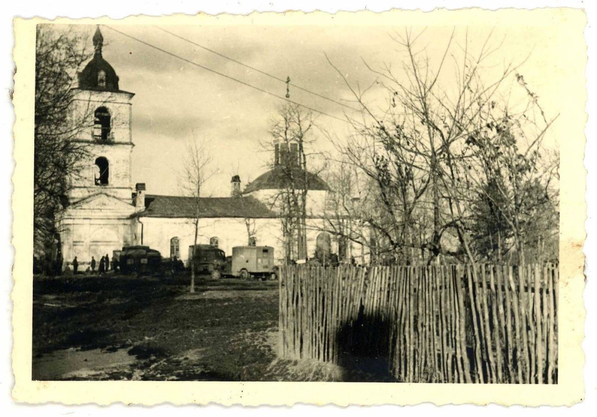 Церковь Успения Пресвятой Богородицы, Пушкино (Можайский городской округ, Московская область). архивная фотография, Фото 1941 г. с аукциона e-bay.de