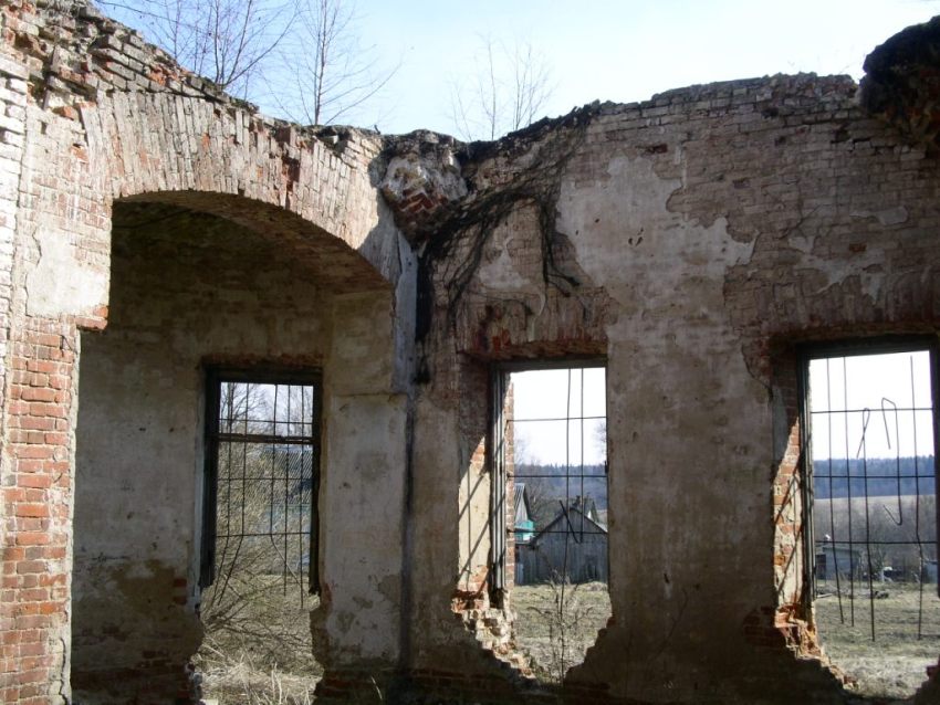 Церковь Николая Чудотворца, Губино (Можайский городской округ, Московская область). интерьер и убранство, внутренняя южная стена трапезной