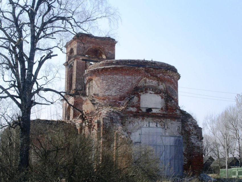 Губино. Церковь Николая Чудотворца. фасады, вид с востока