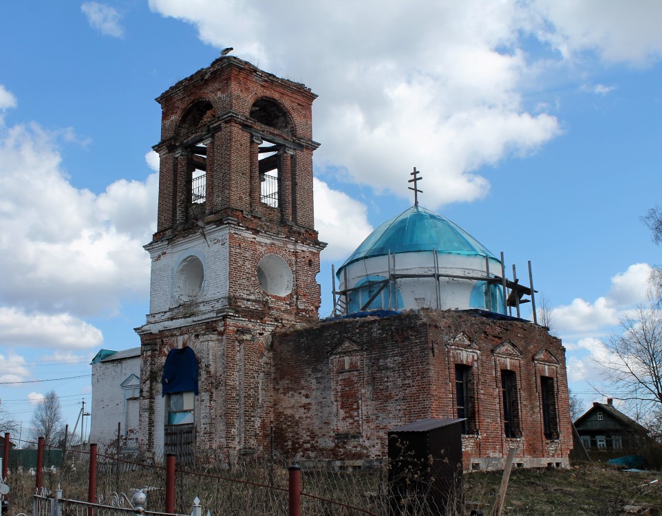 Губино. Церковь Николая Чудотворца. фасады