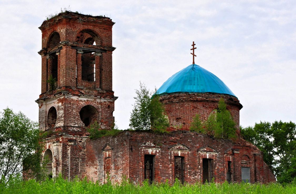 Губино. Церковь Николая Чудотворца. фасады