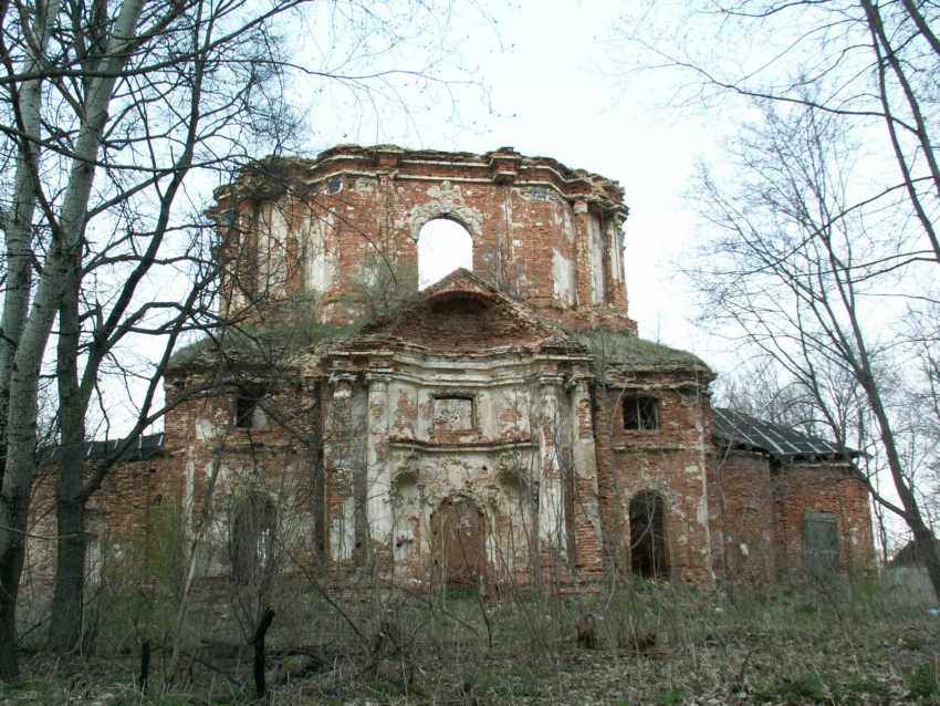 Поповка. Церковь Покрова Пресвятой Богородицы. фасады, Южный фасад