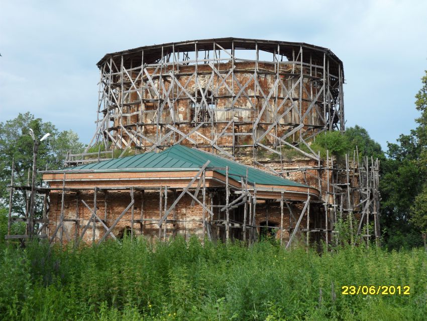 Поповка. Церковь Покрова Пресвятой Богородицы. фасады