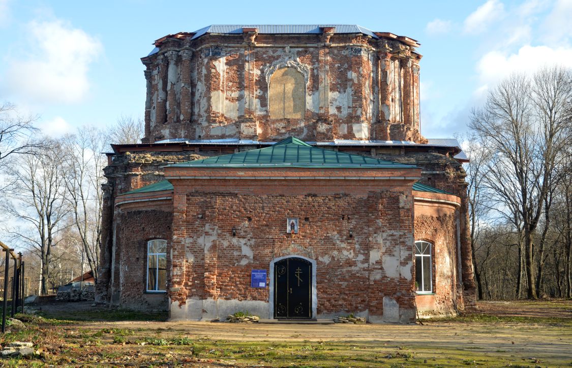 Поповка. Церковь Покрова Пресвятой Богородицы. фасады