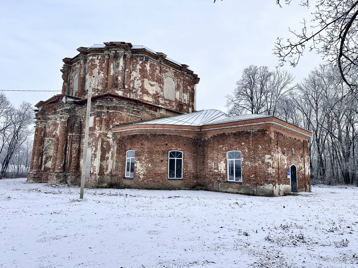 Церковь Покрова Пресвятой Богородицы, Поповка (Задонский район, Липецкая область). фасады