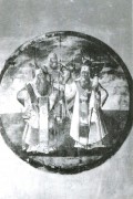 Часовня Вознесения Господня, Николая Чудотворца и Димитрия Ростовского, Росписи в интерьере часовни, фото 1903 г.<br>, Елец, Елецкий район и г. Елец, Липецкая область