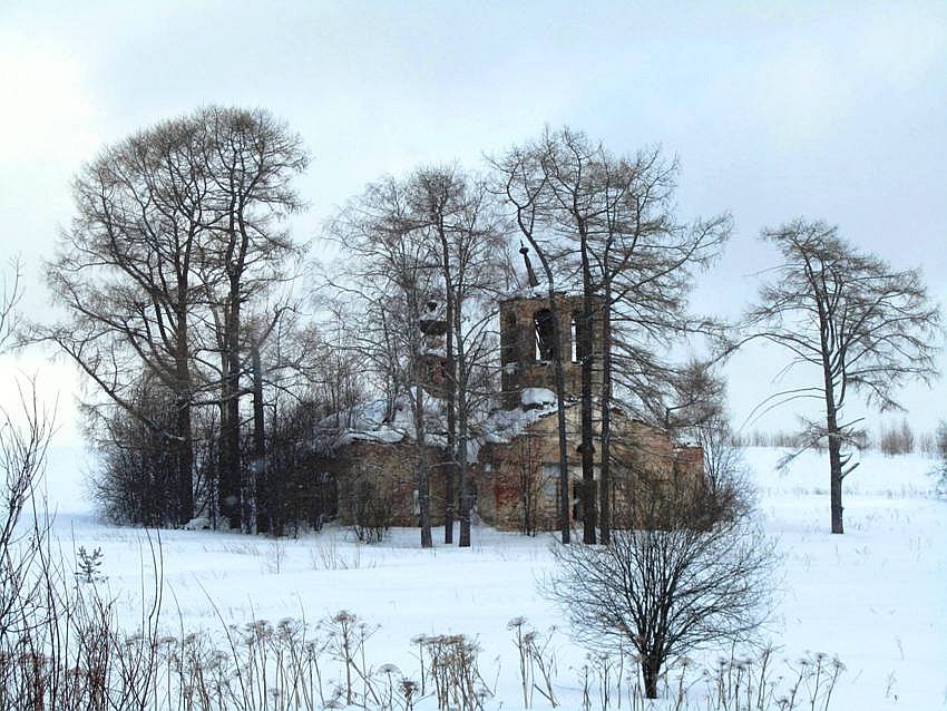 Салтаново. Церковь Параскевы Пятницы. фасады, вид с северо-запада