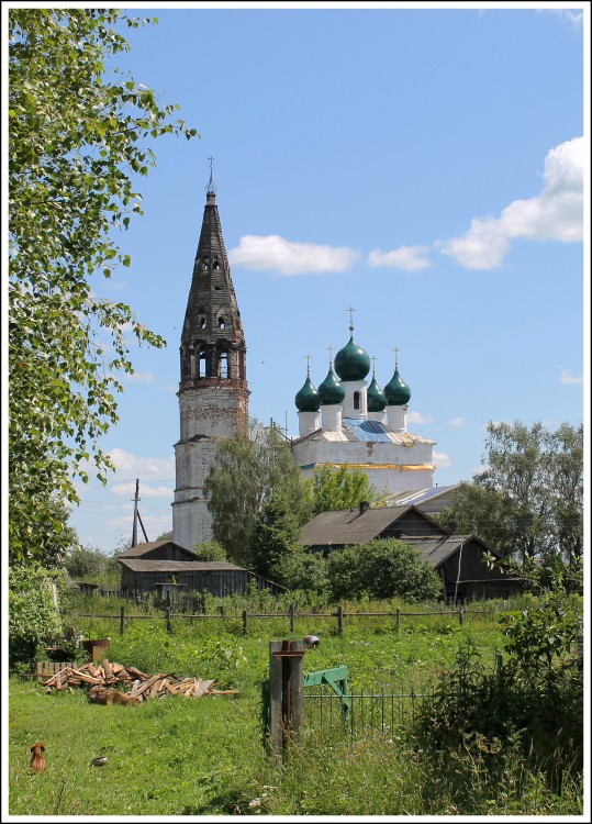 Церковь Казанской иконы Божией Матери, Осенево (Гаврилов-Ямский район, Ярославская область). фасады