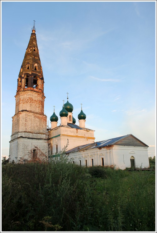 Осенево. Церковь Казанской иконы Божией Матери. фасады