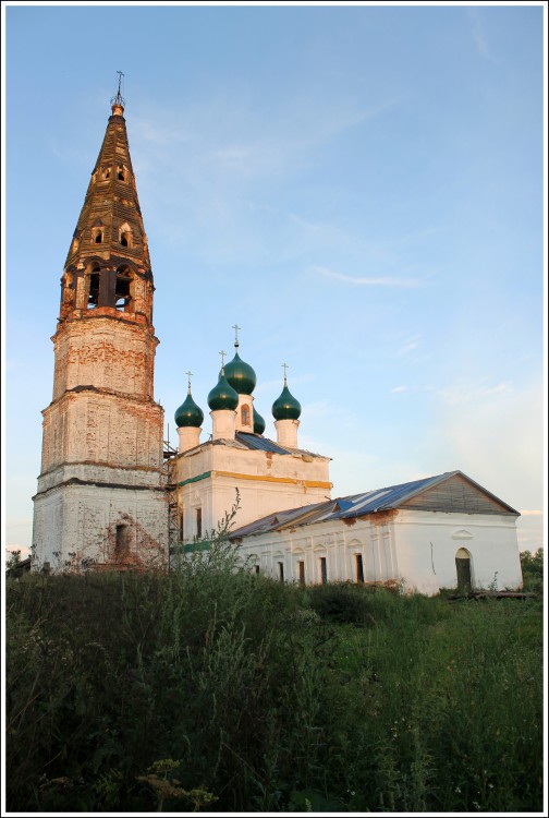 Церковь Казанской иконы Божией Матери, Осенево (Гаврилов-Ямский район, Ярославская область). фасады