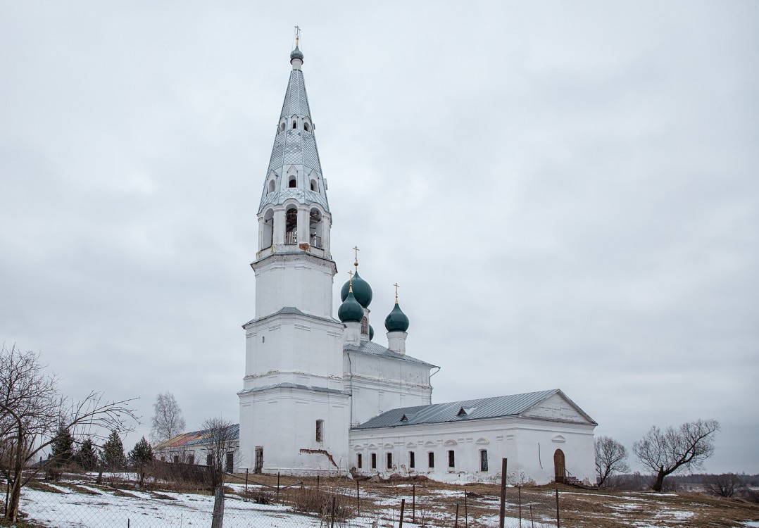 Церковь Казанской иконы Божией Матери, Осенево (Гаврилов-Ямский район, Ярославская область). фасады