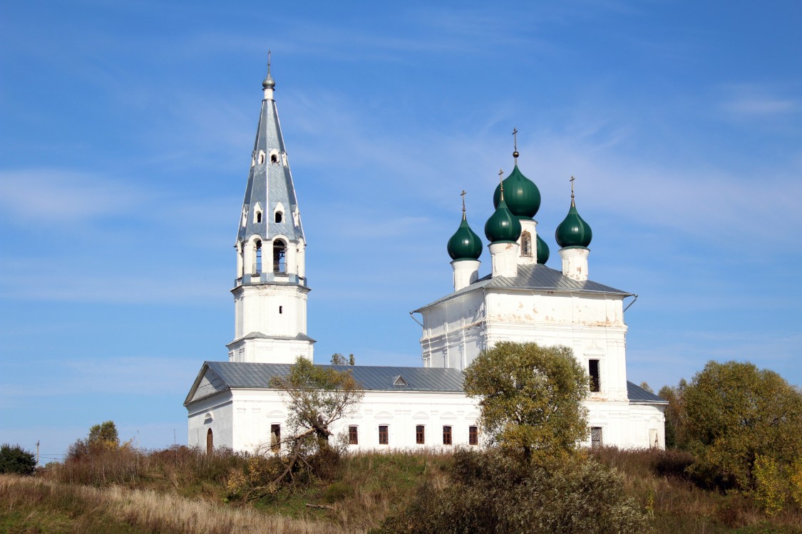 Осенево. Церковь Казанской иконы Божией Матери. фасады