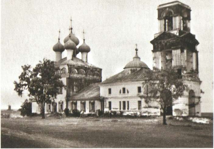 Знаменская церковь. 1930-е гг., архивная фотография. Церковь иконы Божией Матери "Знамение", Большие Кемары (Перевозский район, Нижегородская область)