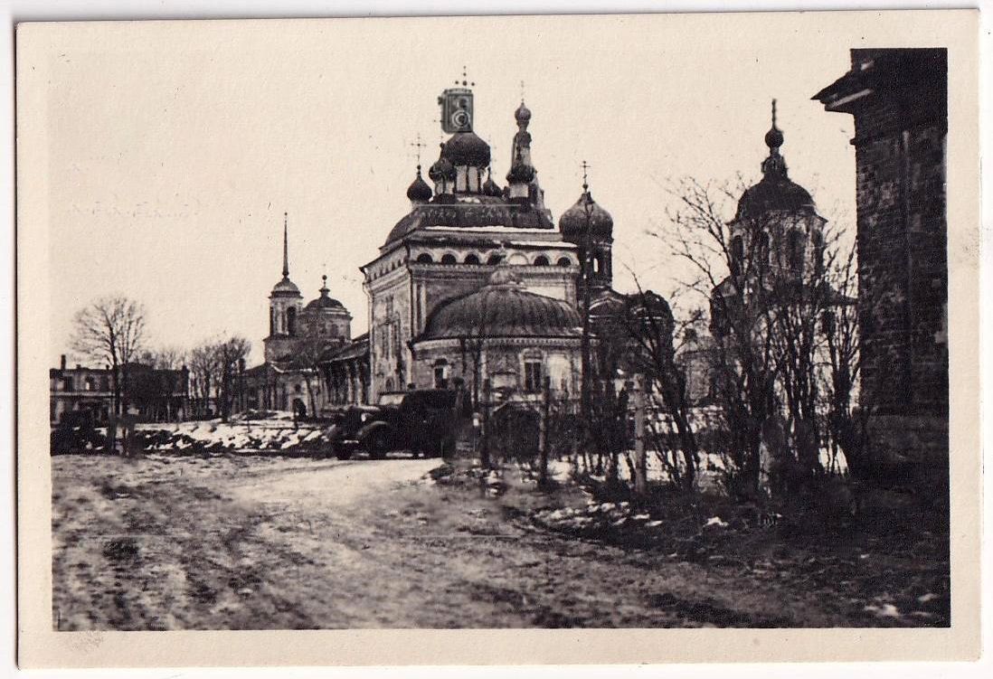 Кафедральный собор Сергия Радонежского, Ливны (Ливенский район и г. Ливны, Орловская область). архивная фотография, Фото 1942 г. с аукциона e-bay.de