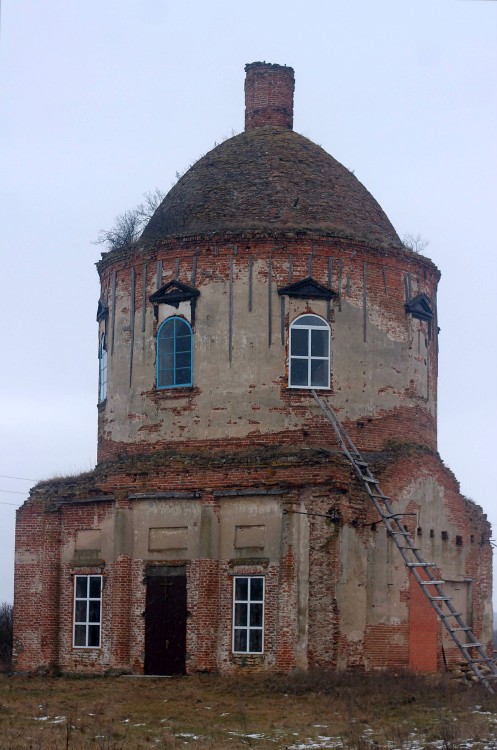 Церковь Георгия Победоносца, Калинино (Ливенский район и г. Ливны, Орловская область). фасады, вид с юго-востока