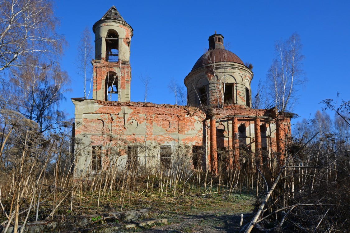 Башмаковка (Башмаково). Церковь Николая Чудотворца. фасады, Вид с юга