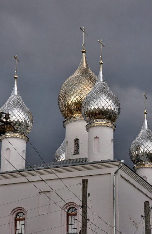 Монастырь Креста Господня. Церковь Воздвижения Креста Господня, Погост-Крест (Ильинский район, Ивановская область). архитектурные детали