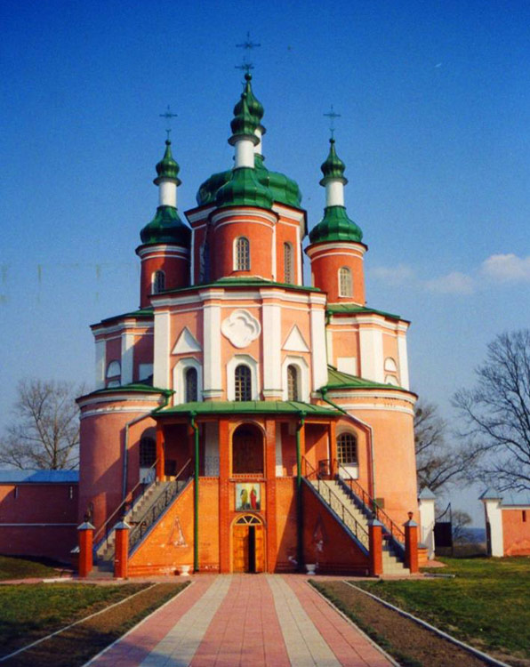 Троицкий Густынский монастырь. Церковь Петра и Павла, Густыня (Прилуцкий район, Украина, Черниговская область). фасады, Церковь Петра и Павла
