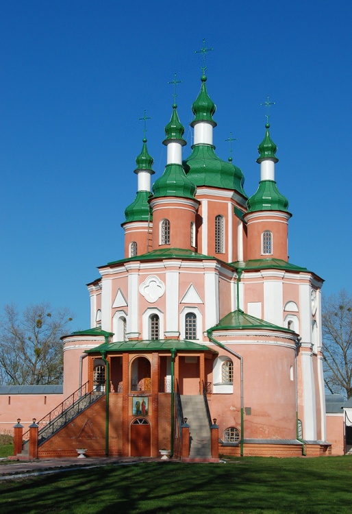 Густыня. Троицкий Густынский монастырь. Церковь Петра и Павла. фасады