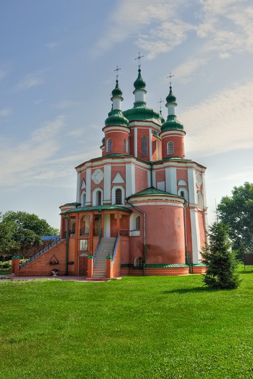 Густыня. Троицкий Густынский монастырь. Церковь Петра и Павла. фасады