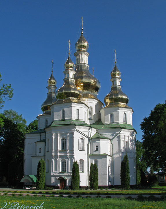 Троицкий Густынский монастырь. Церковь Троицы Животворящей, Густыня (Прилуцкий район, Украина, Черниговская область). фасады