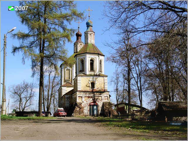 Церковь Сергия Радонежского, Жерехово (Собинский район, Владимирская область). фасады, Вид с запада