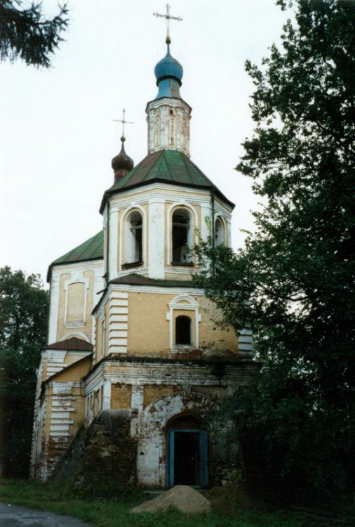Жерехово. Церковь Сергия Радонежского. фасады, западный фасад