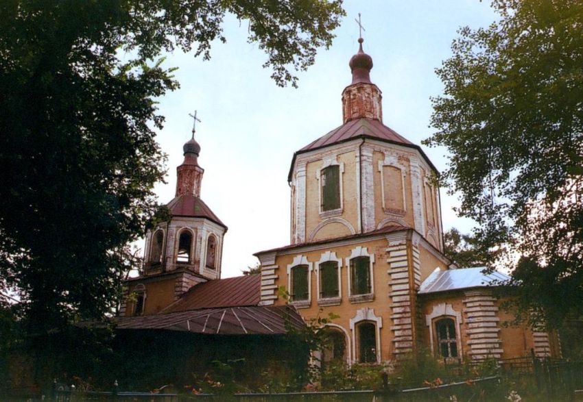 Жерехово. Церковь Сергия Радонежского. фасады, западный фасад