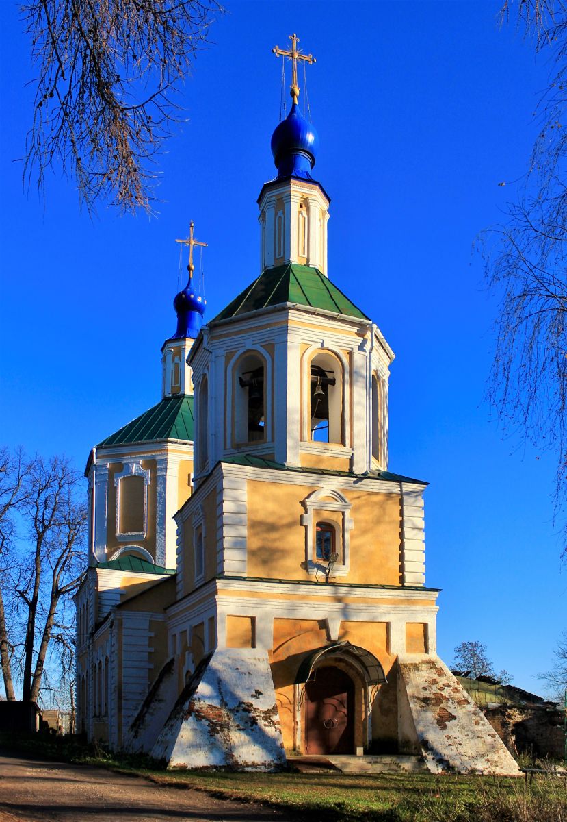 Жерехово. Церковь Сергия Радонежского. фасады, Вид с запада
