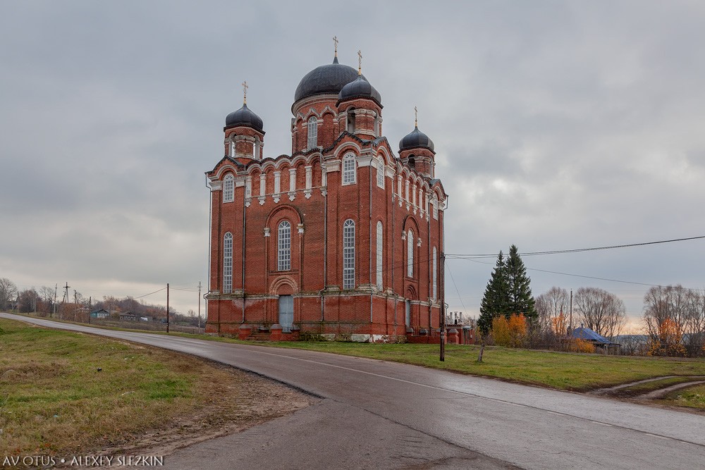 Уварово. Церковь Николая Чудотворца. фасады