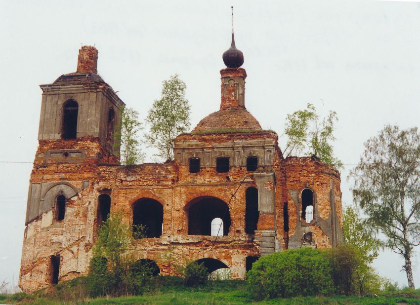 Новогорбово. Церковь Смоленской иконы Божией Матери. фасады