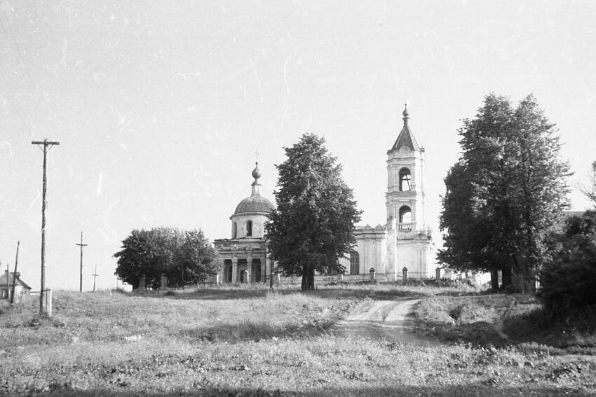 Никольское (Волковского с/о - бывш. Никольское-Долгоруково). Церковь Николая Чудотворца. архивная фотография, Фото из личного архива Льва Сергеевича Соколова (г.Руза)