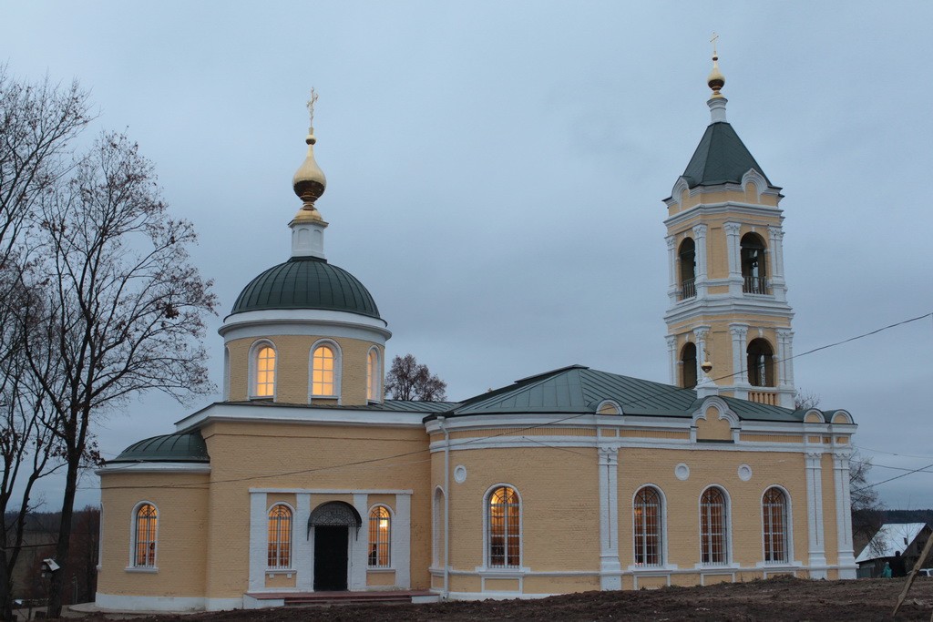 Церковь Николая Чудотворца, Никольское (Волковского с/о - бывш. Никольское-Долгоруково) (Рузский городской округ, Московская область). фасады