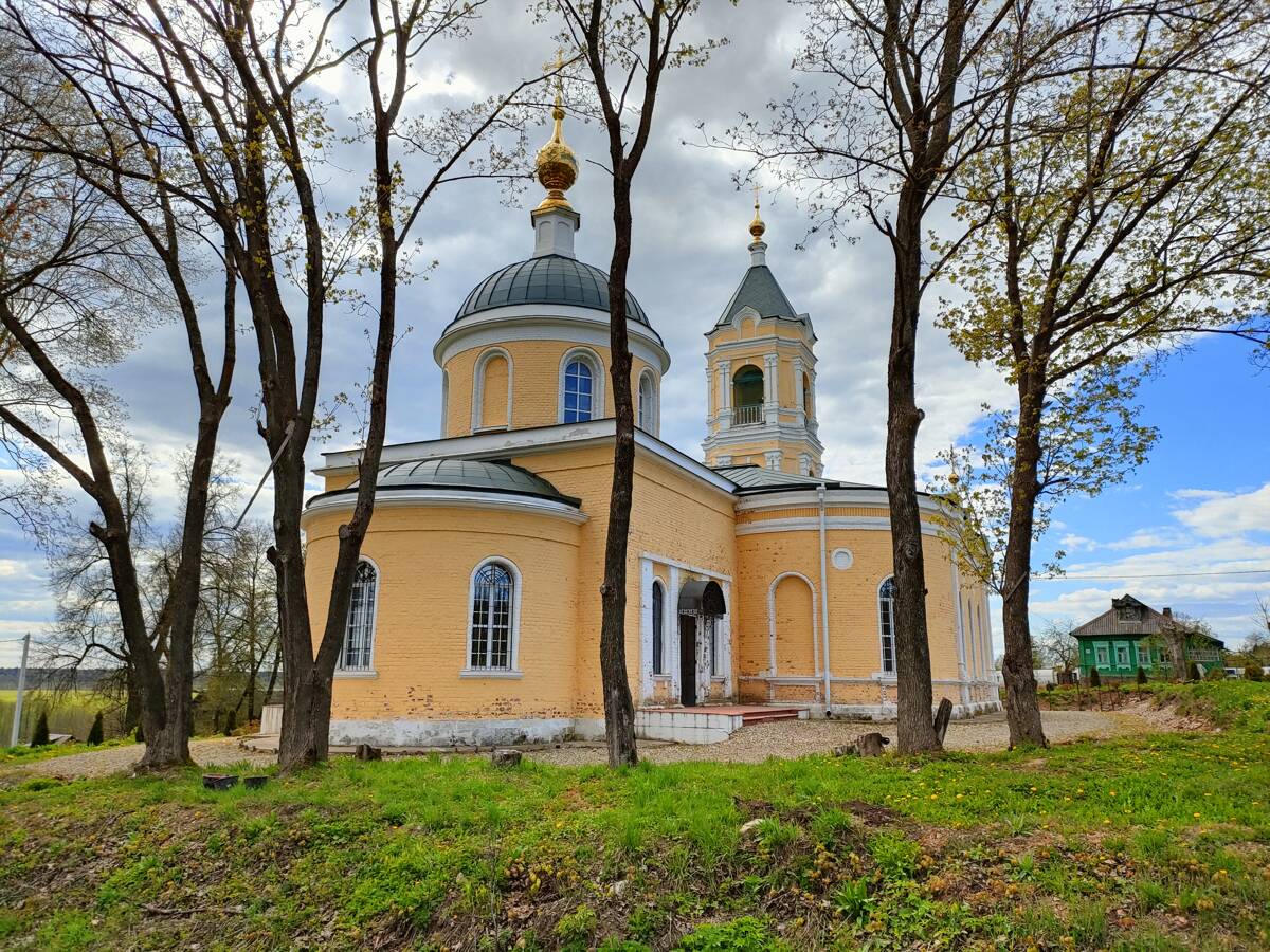 Церковь Николая Чудотворца, Никольское (Волковского с/о - бывш. Никольское-Долгоруково) (Рузский городской округ, Московская область). фасады
